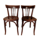 Set of 2 chairs bistro 40s Fischel Wissembourg