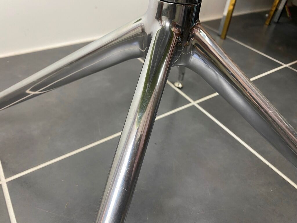 Swivel chair pop green apple arper model duna