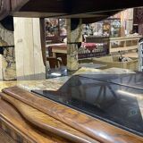 Art Deco period sideboard in oak and marble