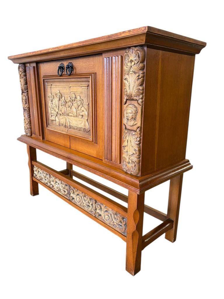 Wooden vintage buffet Breughel / chest of drawers