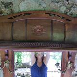 Vintage wardrobe door canna