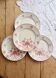 4 flat plates red earthenware Lunéville "Lucien"