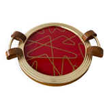 Small graphic trays from the 1950s.