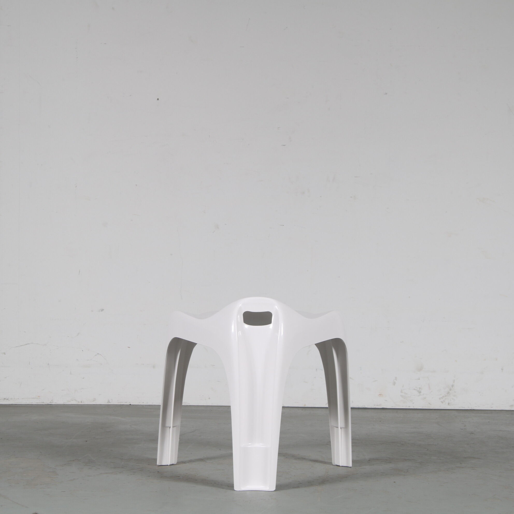 2000s White “Casalino” stool by Alexander Begge for Casala, Germany