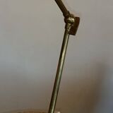 Gray metal diabolo lamp, 1950