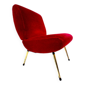 Vintage pelfran “kiss” fireside chair