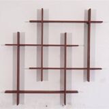 Vintage Scandinavian teak shelf 1960