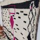 Handmade wool Berber rug 284x178 cm