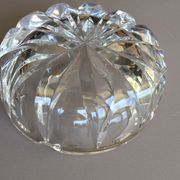 crystal ashtray signed saint-louis