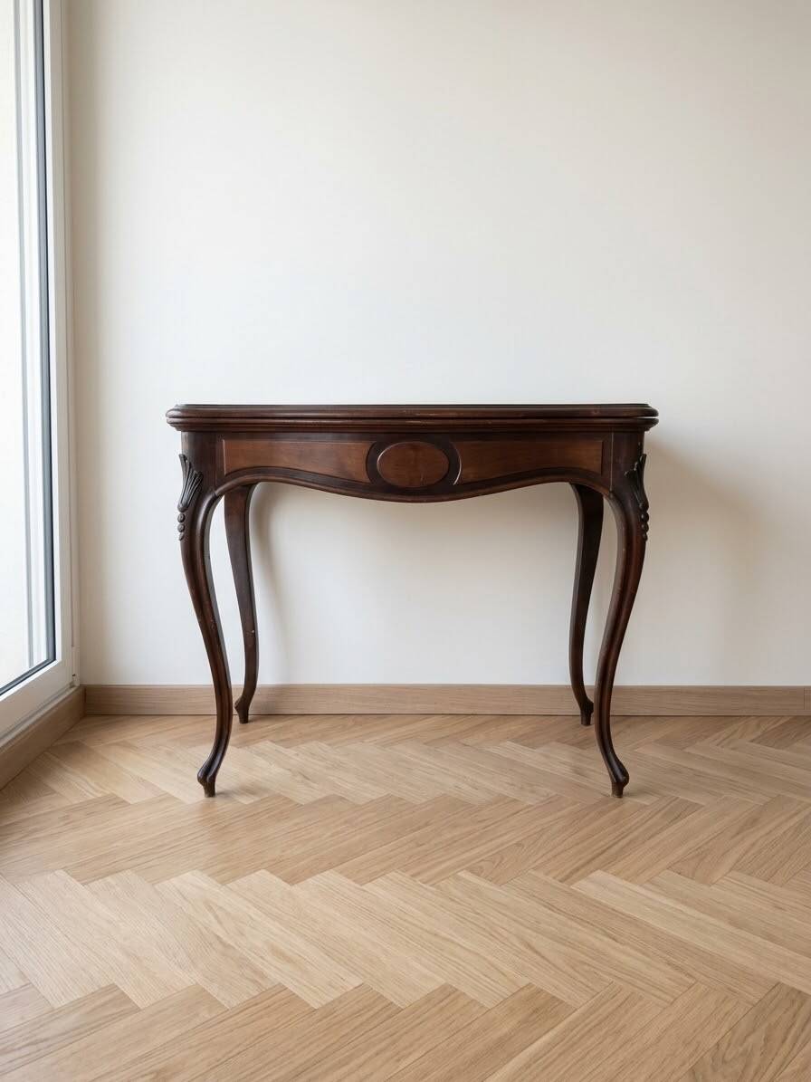 Old Louis XV style wooden console