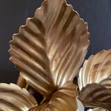 Wall lamp or ceiling lamp golden flower