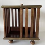 Small rotating desk bookcase