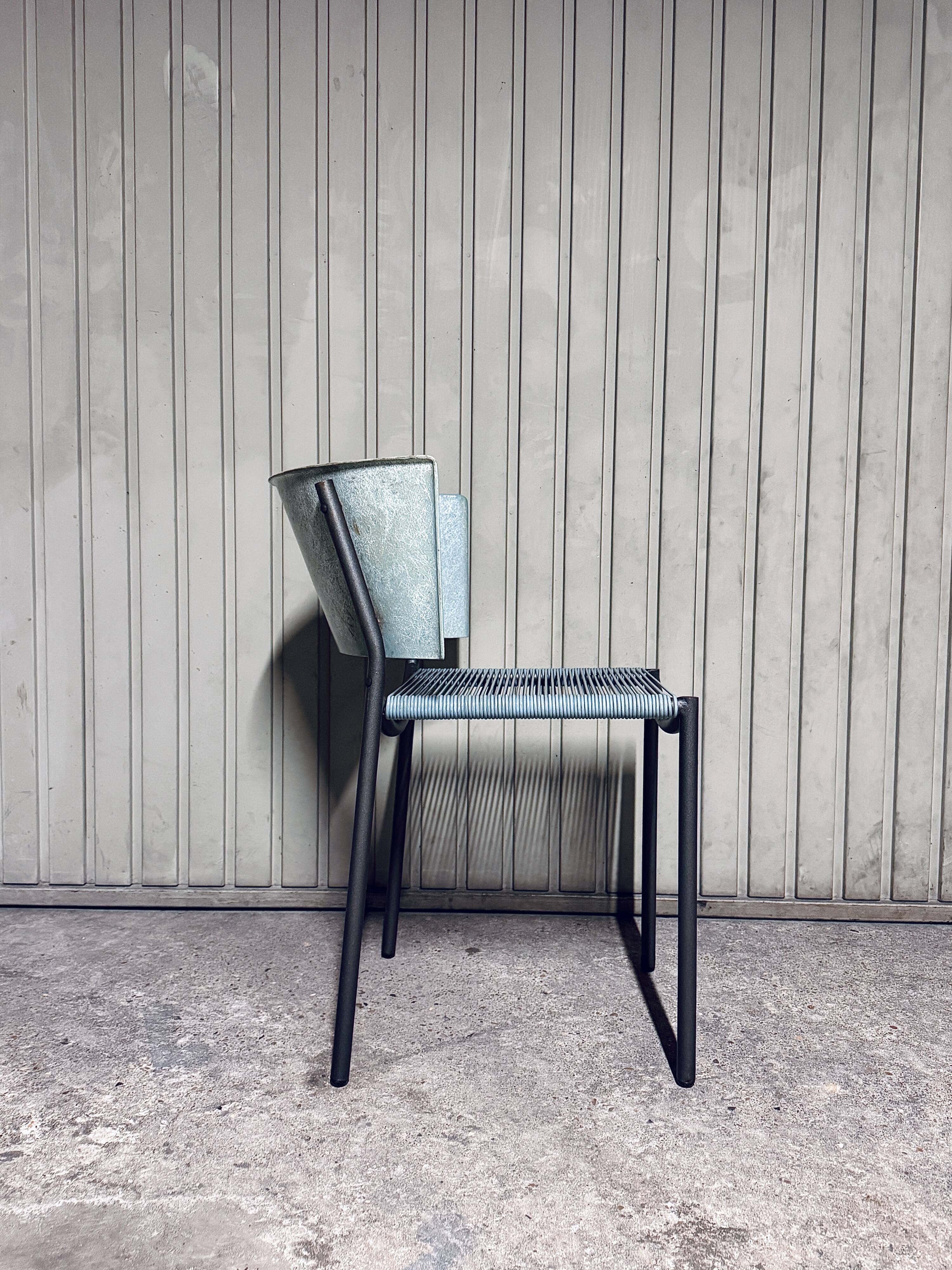 Lila hunter chair, fibreglass, Philippe Starck - XO - 1988