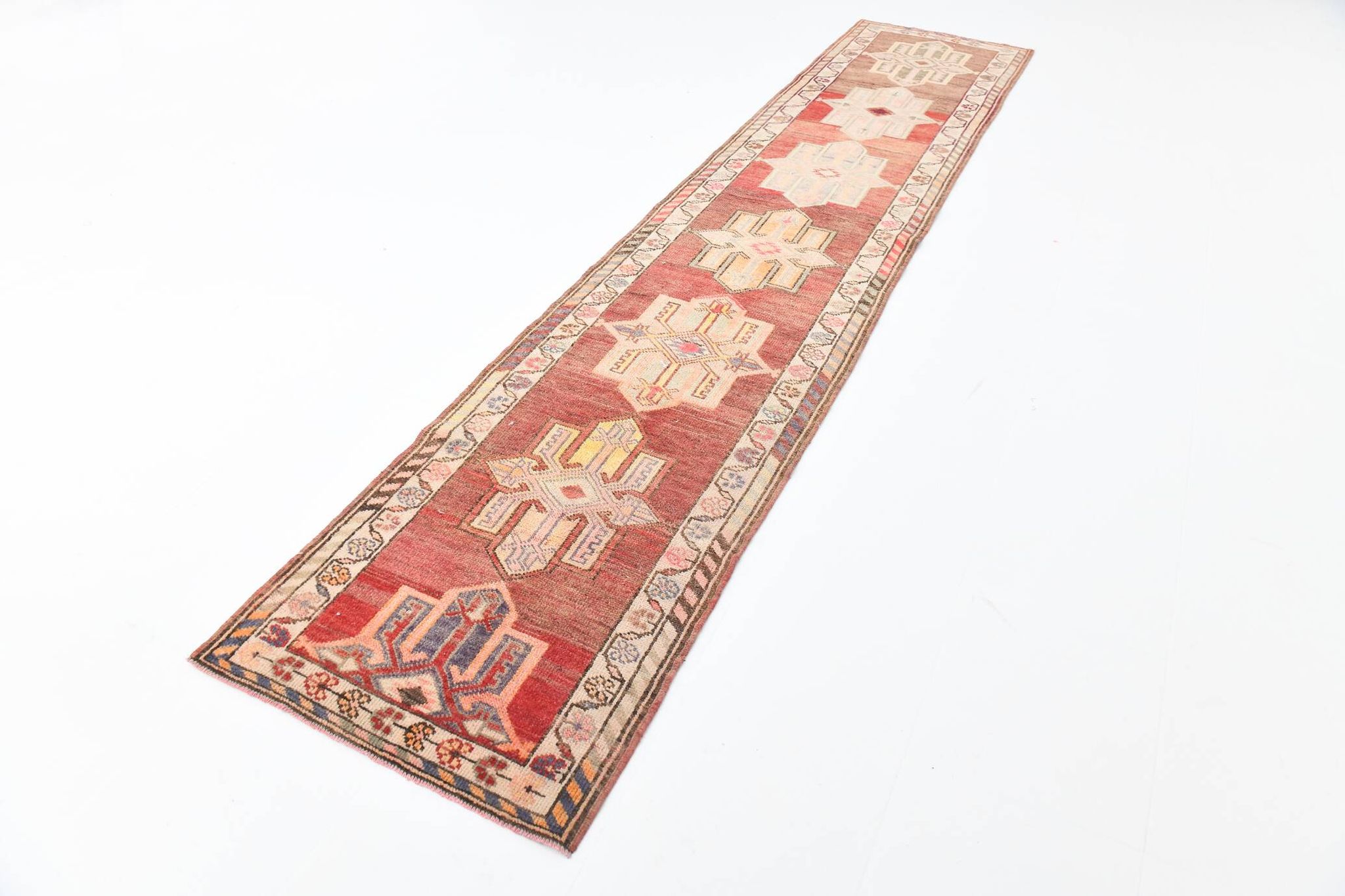 Tapis de couloir vintage, 83 x 399 cm