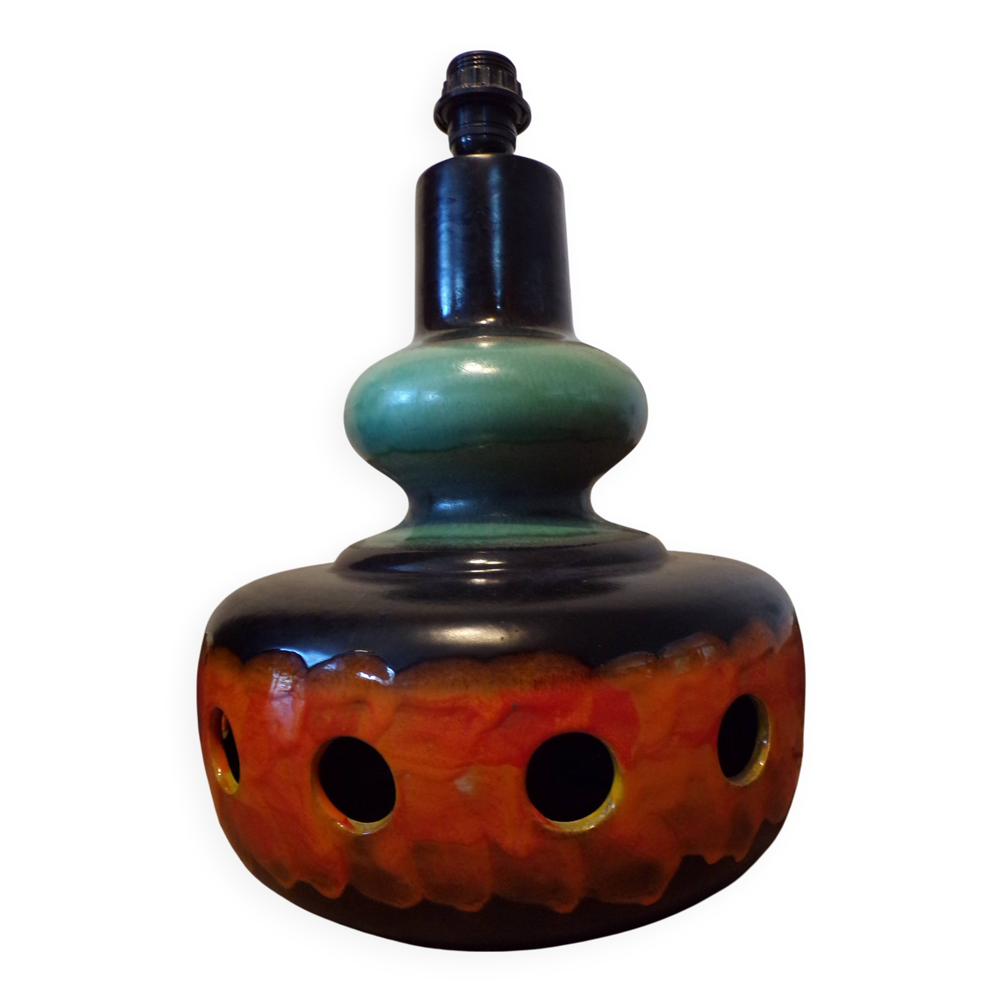 1970 ceramic floor lamp