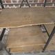 Industrial iron and wood shelf