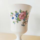 Aynsley porcelain vase bird décor and flowers