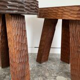 Brutalist stools