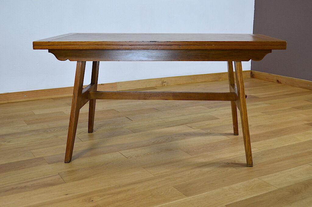 Dining table signed René Gabriel year 1950