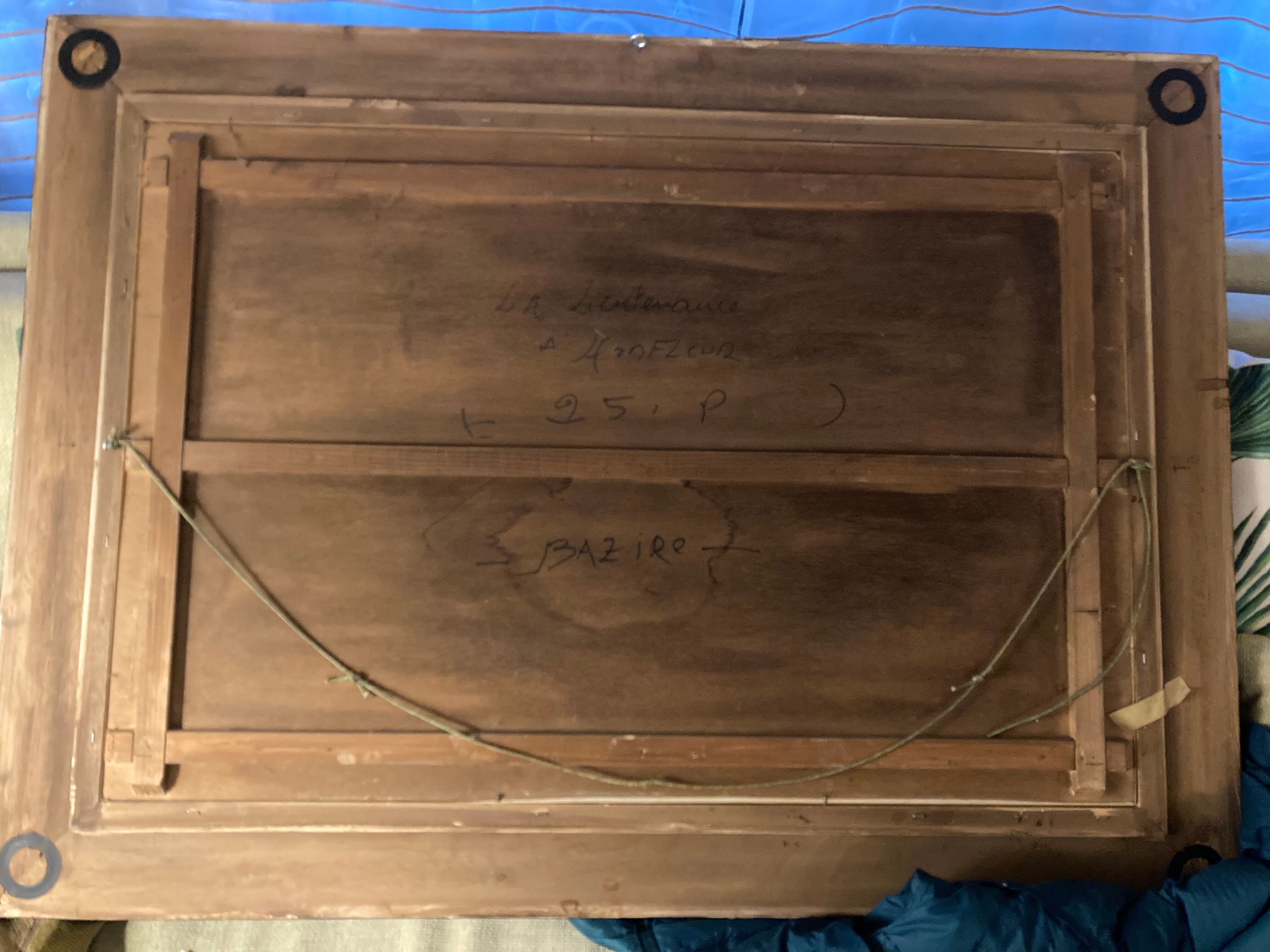 Painting by Pierre Bazire, honfleur