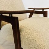 Fauteuil vintage entièrement restauré par Jaroslav Smidek, Tchécoslovaquie, années 1960