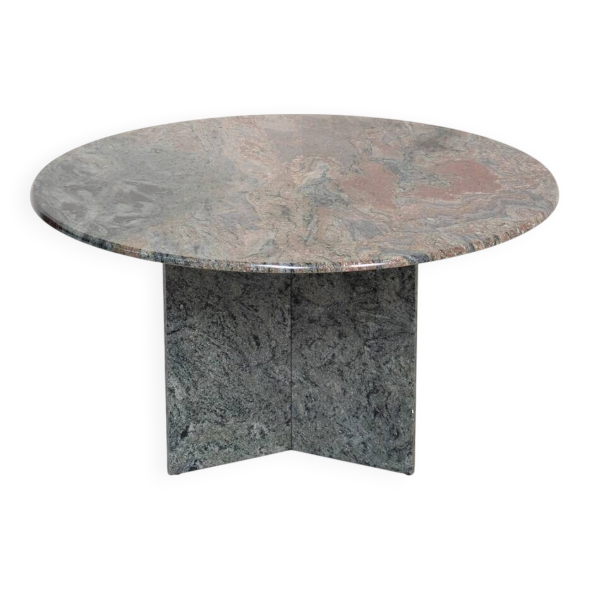 Dining table in solid Juparana granite