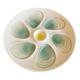 Set of 4 old oyster plates, SALINS pottery, France
