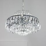 Vintage Viennese Medium Sized Crystal Chandelier, 70s