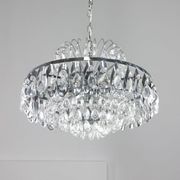 Vintage Viennese Medium Sized Crystal Chandelier, 70s