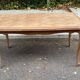 Louis XV extendable dining table, 20th century, renovated in solid oak, 245cm