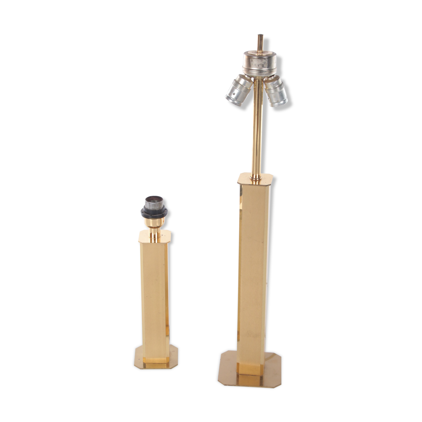 Set of 2 Hollywood Regency Table Lamps, 1970 Germany