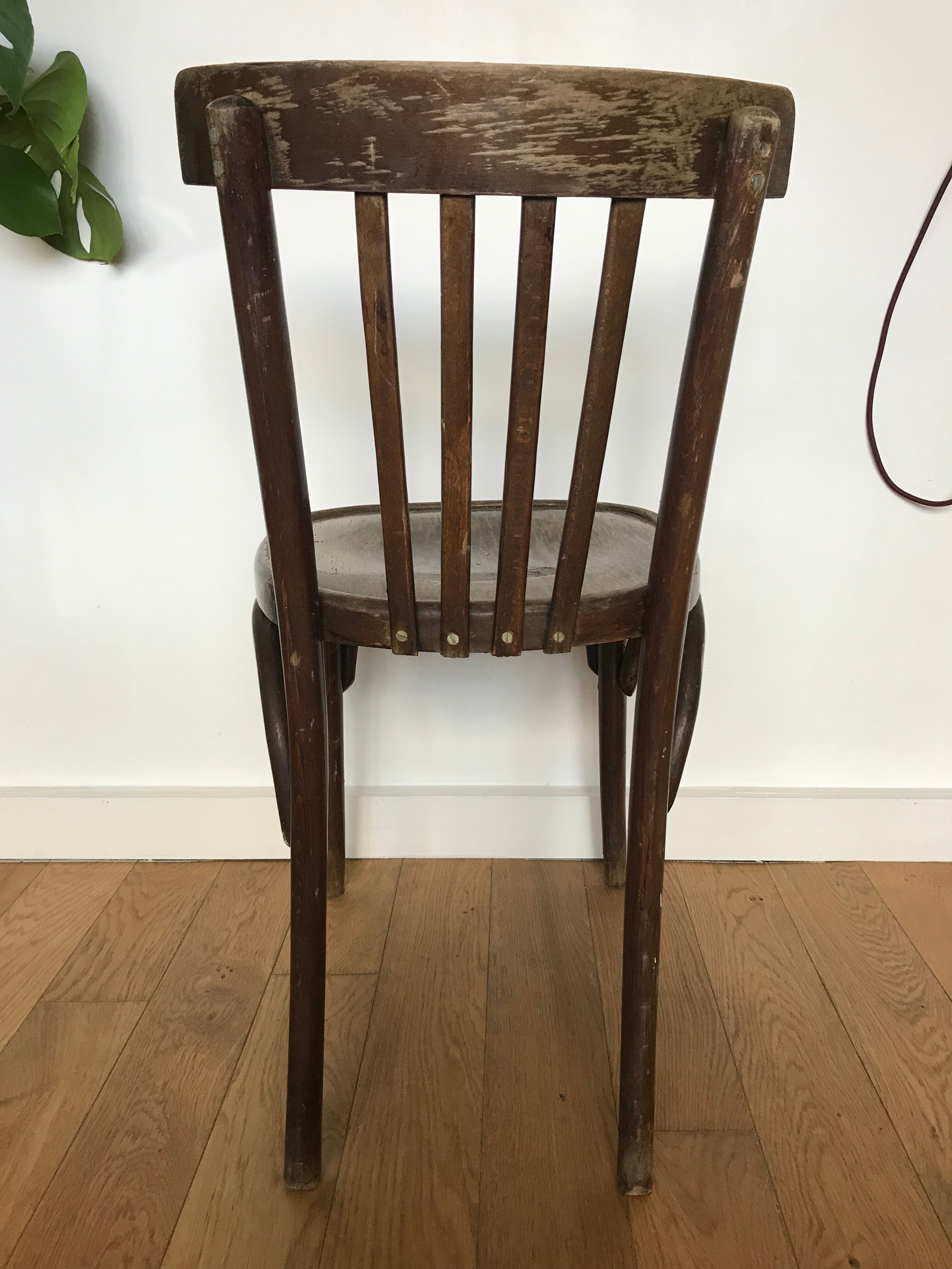 Wooden bistro chair