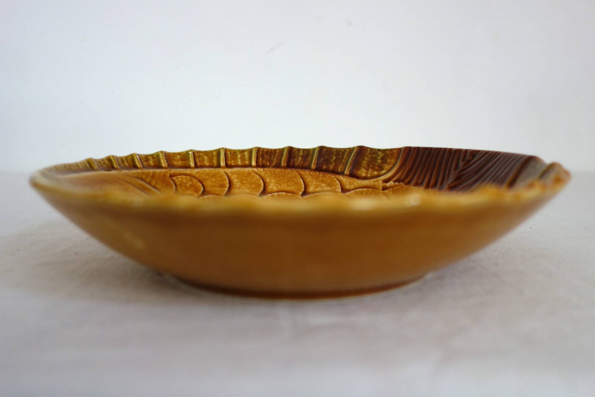 Fish service for 8 people, earthenware Sarreguemines.