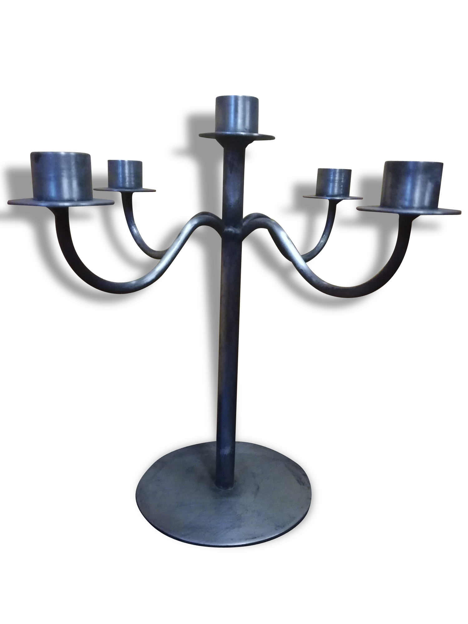 Candlestick style Scandinavian steel