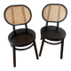 Chaise bistrot vintage en cannage HK Living