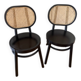 Chaise bistrot vintage en cannage HK Living