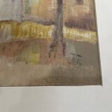 Peinture encadrée ancienne signée JJ