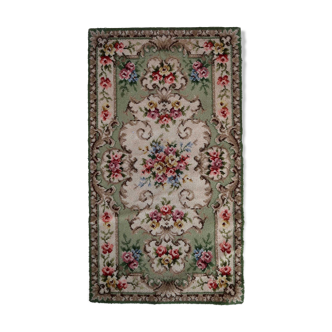 Vintage carpet french soap 69cm x 129cm 1960s