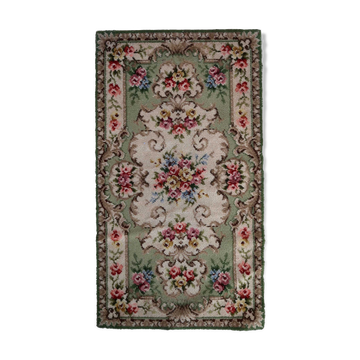Vintage carpet french soap 69cm x 129cm 1960s