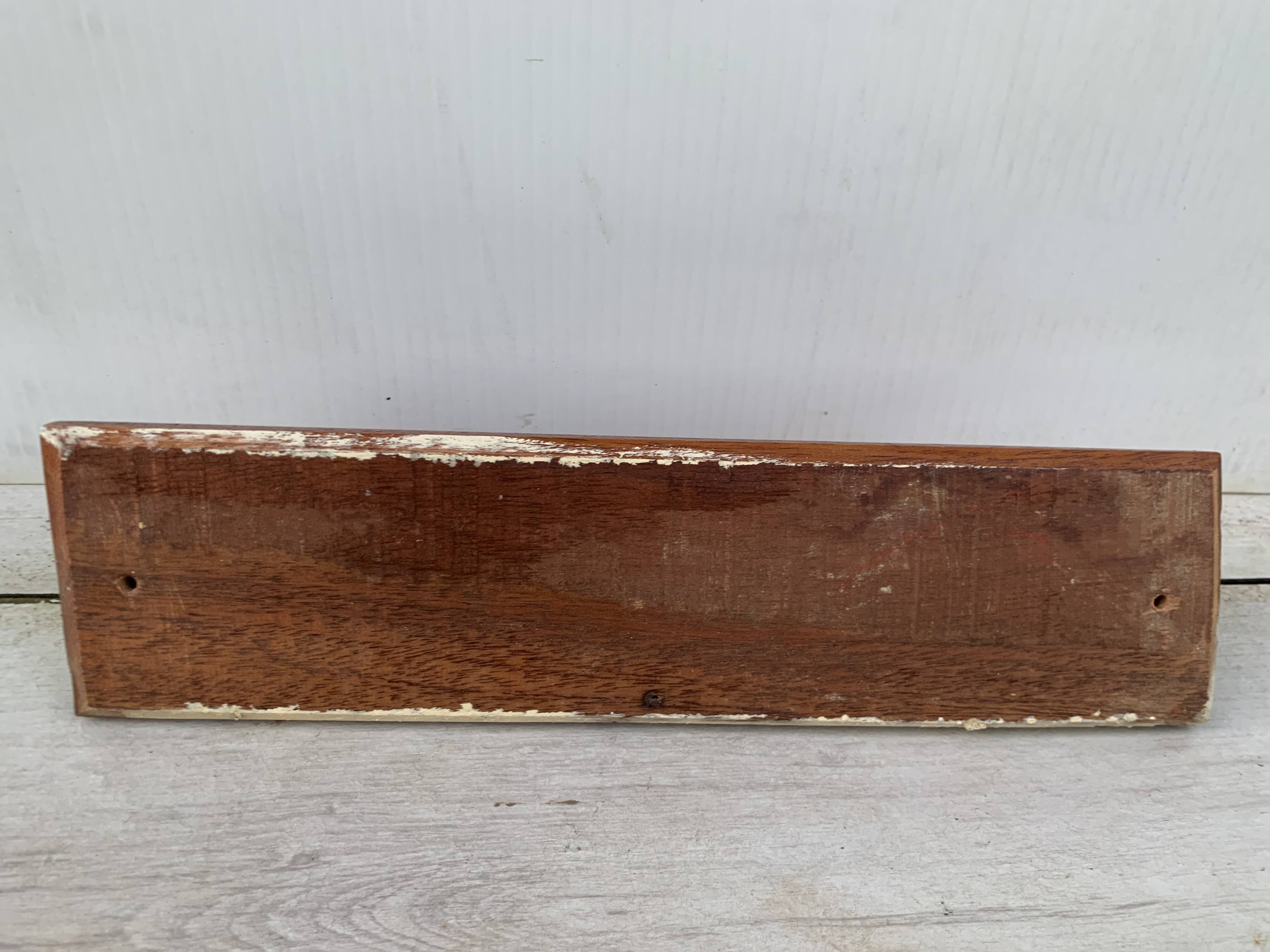 Wooden coat rack wall hooks. 3 French wooden coat hooks