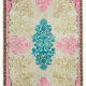 Hand-knotted unique anatolian 1980s 190 cm x 290 cm pink carpet