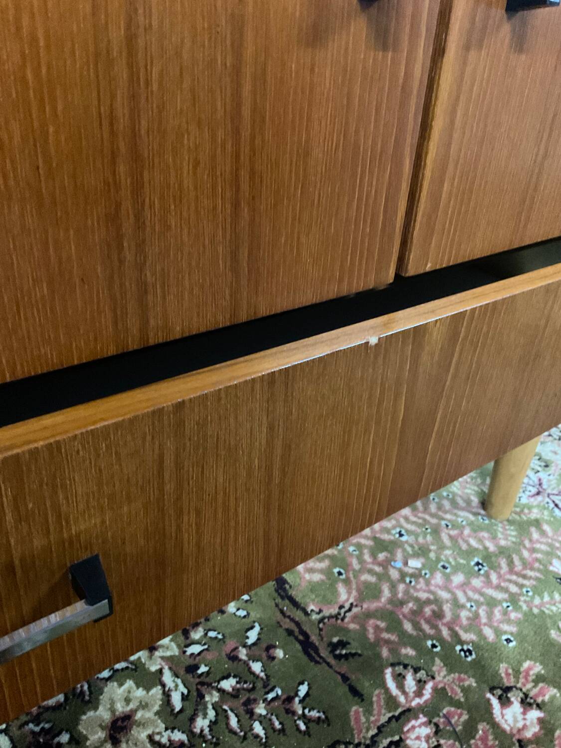 Vintage teak TV cabinet from the 60s