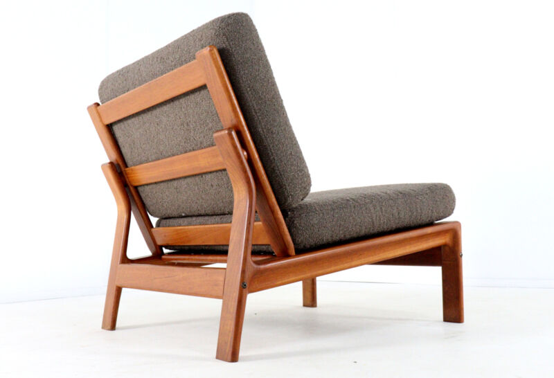 Komfort lounge chair 'Nimtofte' - Brown - danish design in teak