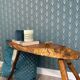 Tabouret tripode artisanal