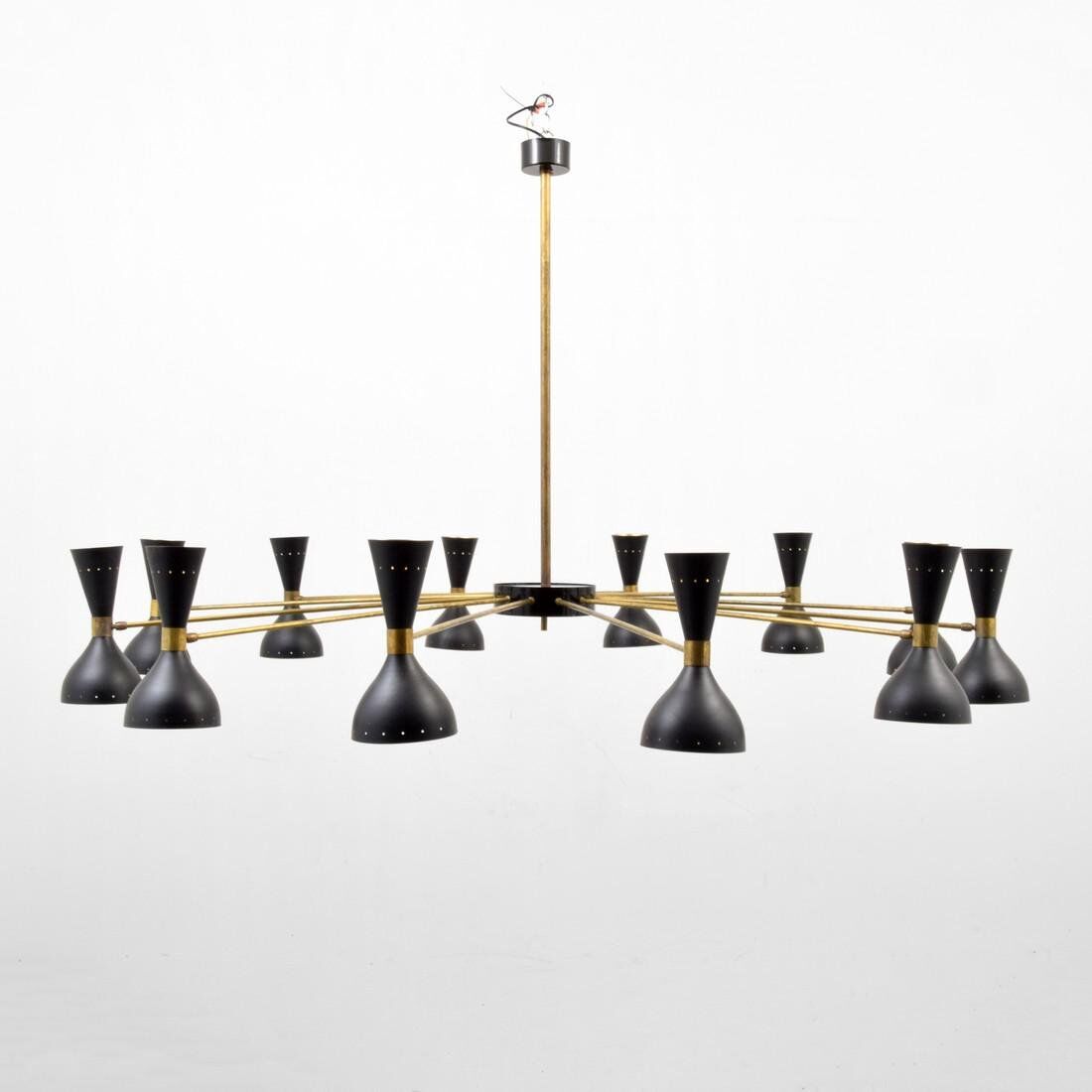 Lustre italien dans le style des années 50/60