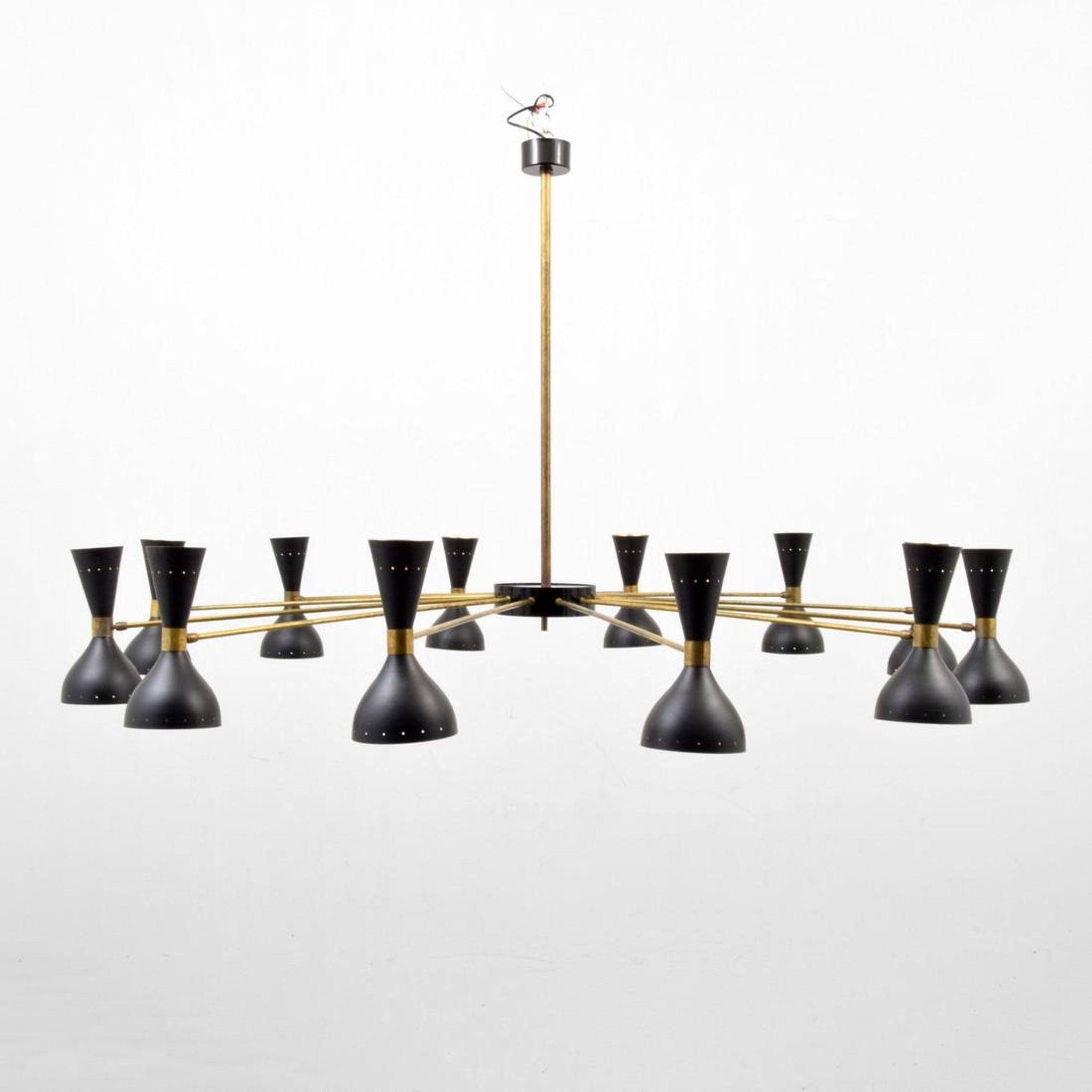 Italian chandelier in the style of the years 50/60