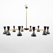 Italian chandelier in the style of the years 50/60