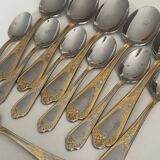 Set of 12 pieces 24k spoons