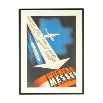 Affiche des années 1950, « Wiener Messe »