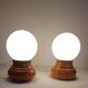 Paire de lampes de chevet vintage